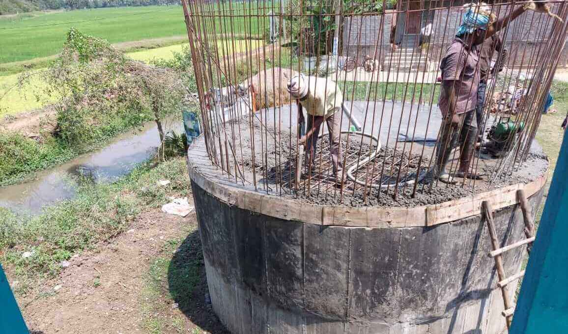GSLR Tank Construction at Chodavaram